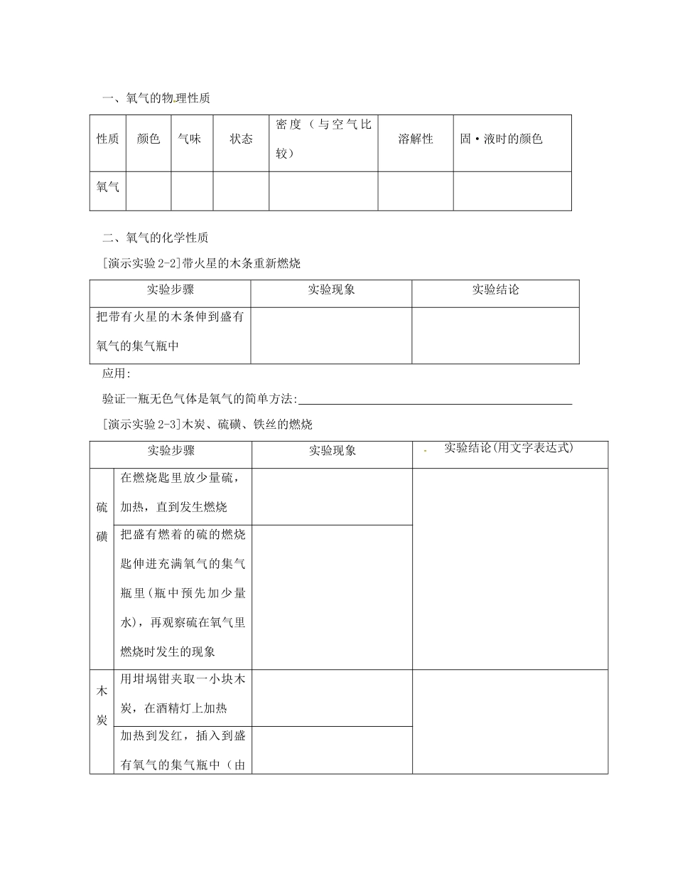 江苏省南京高淳外国语学校九年级化学《氧气》说课稿 人教新课标版_第2页