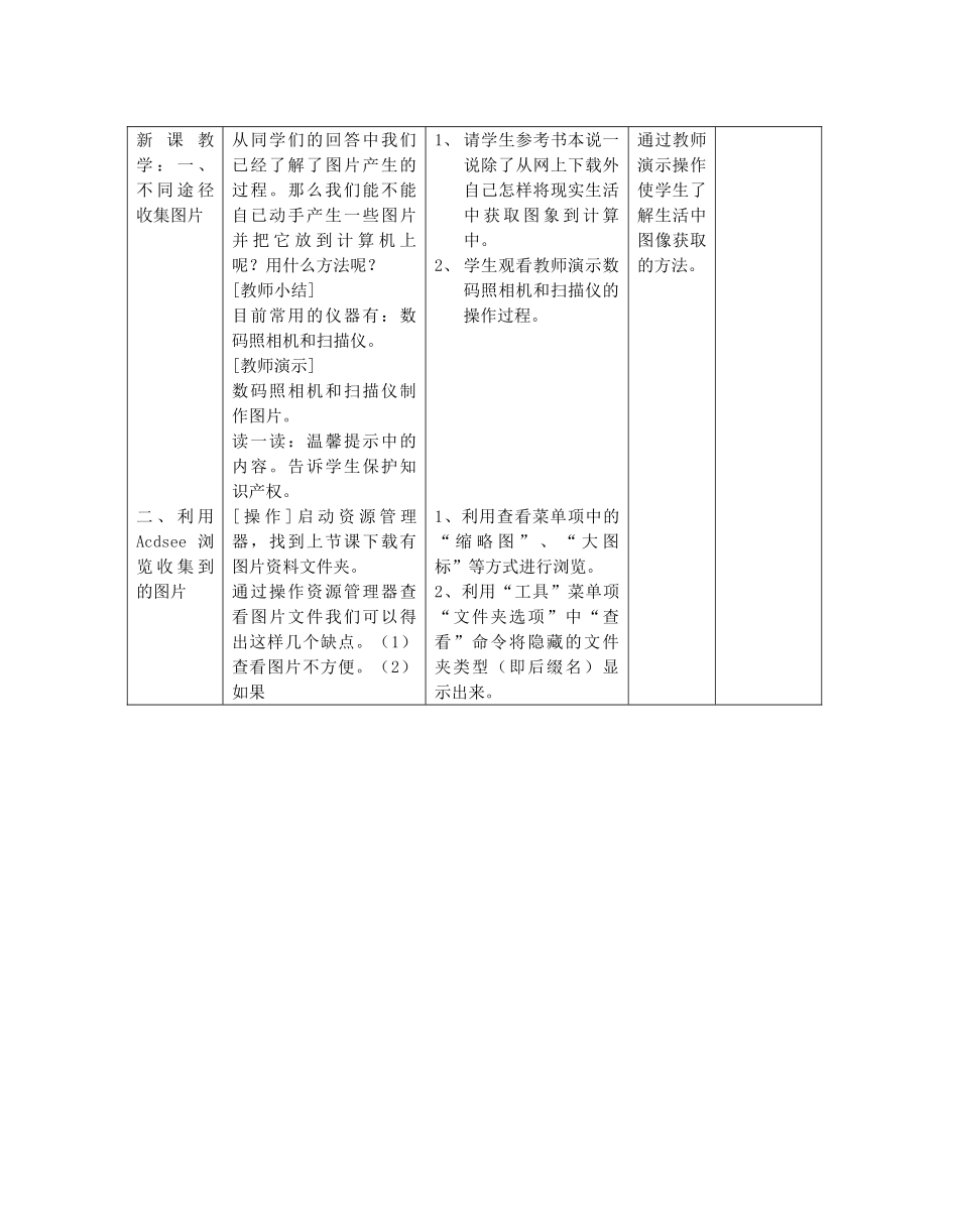 八年级信息技术下册 第2课 时空画廊教案_第2页