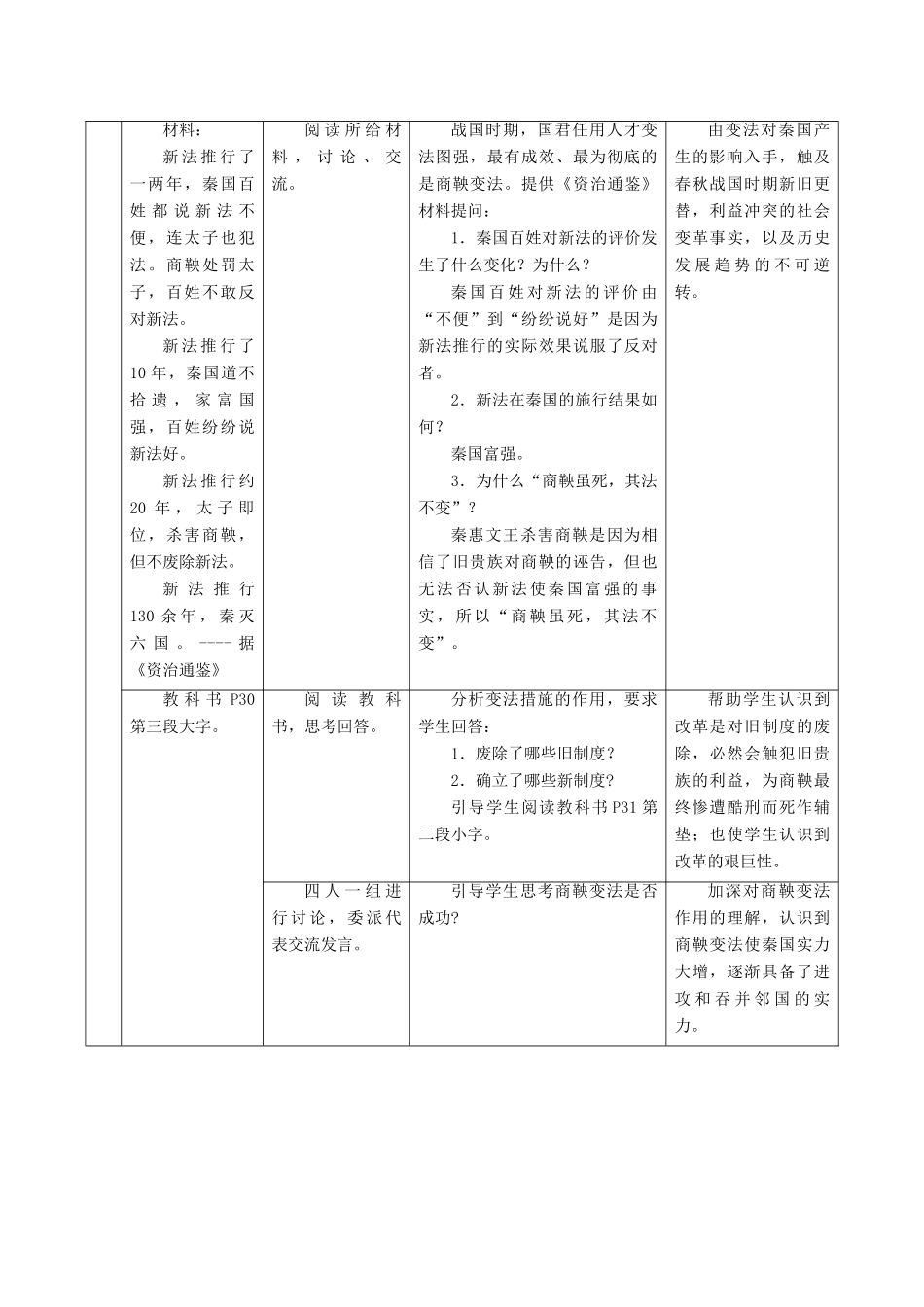 华师大版七年级历史上册第5课  春秋战国的社会变革_第3页