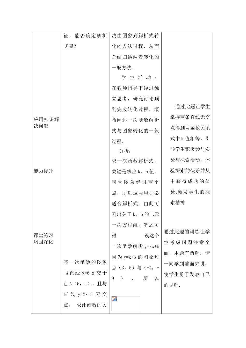 八年级数学第十四章一次函数的解析式教学案1课时教案全国通用_第2页