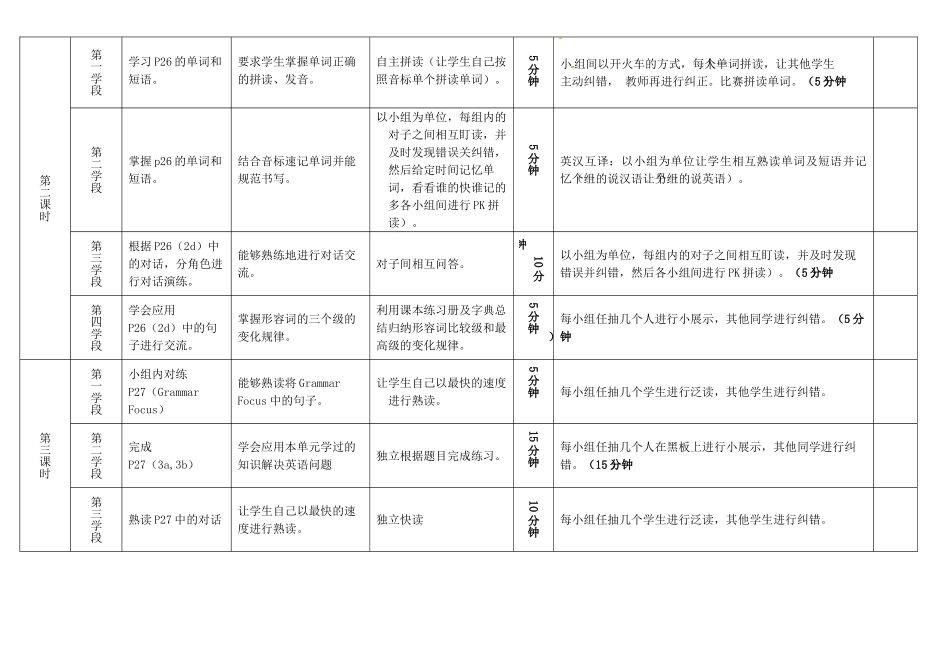 八年级英语上册 Unit 4 What’s the best movie theater学案 （新版）人教新目标版-（新版）人教新目标版初中八年级上册英语学案_第2页