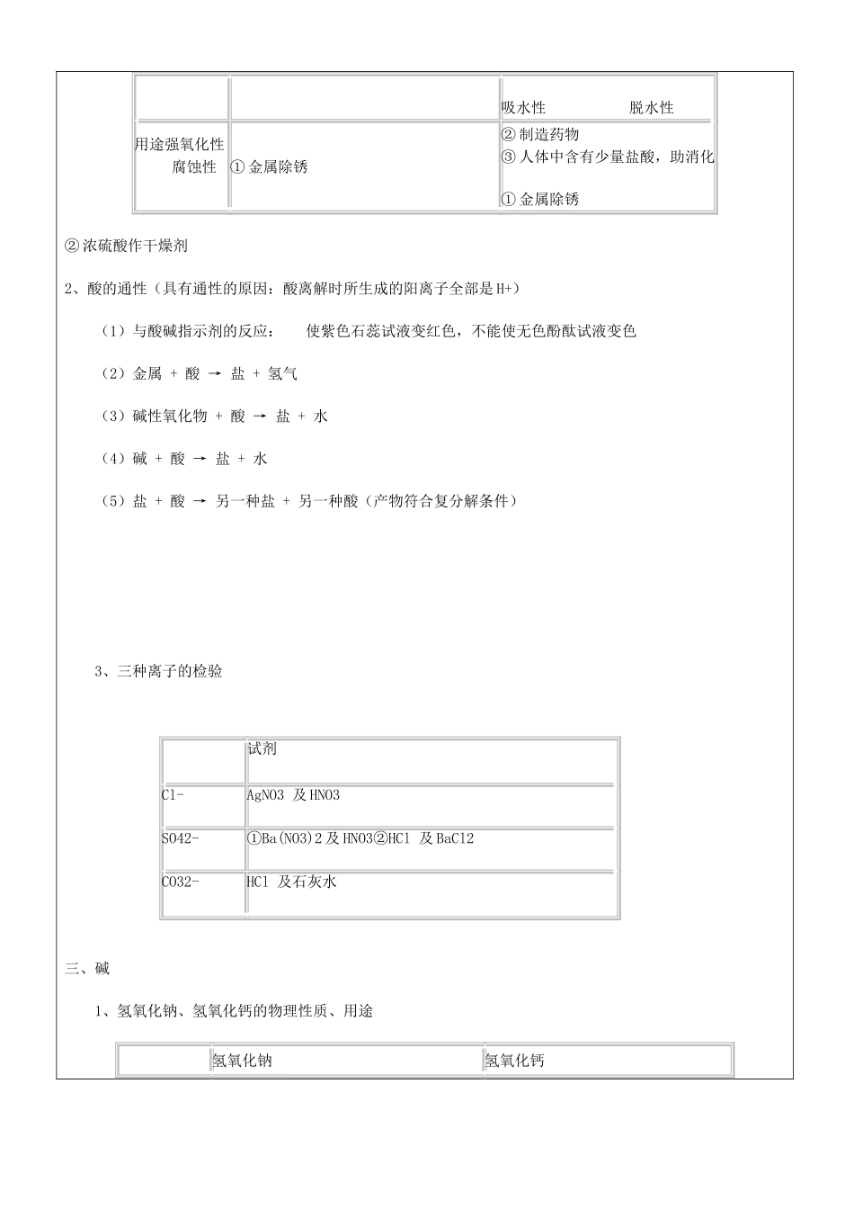 北京龙文环球教育科技有限公司扬州分公司九年级化学下册《酸碱盐》教学案 新人教版_第2页