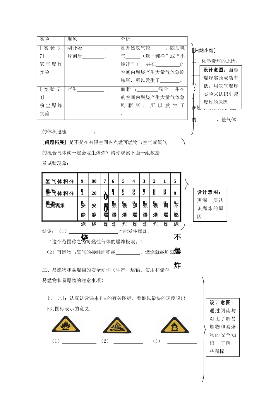 广东省中山市小榄二中九年级化学上册 第七单元 课题1 燃烧和灭火（第2课时）教学设计 新人教版_第2页