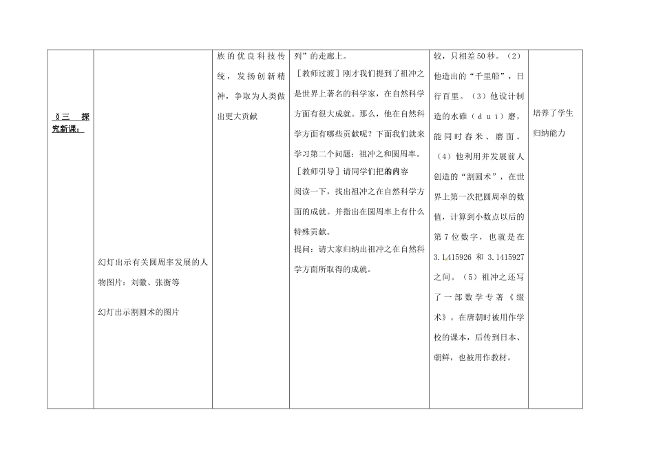 内蒙古兴安盟乌兰浩特市七年级历史上册 第四单元 三国两晋南北朝时期 政权分立与民族融合 第20课 魏晋南北朝的科技与文化（第1课时）教案 新人教版-新人教版初中七年级上册历史教案_第3页