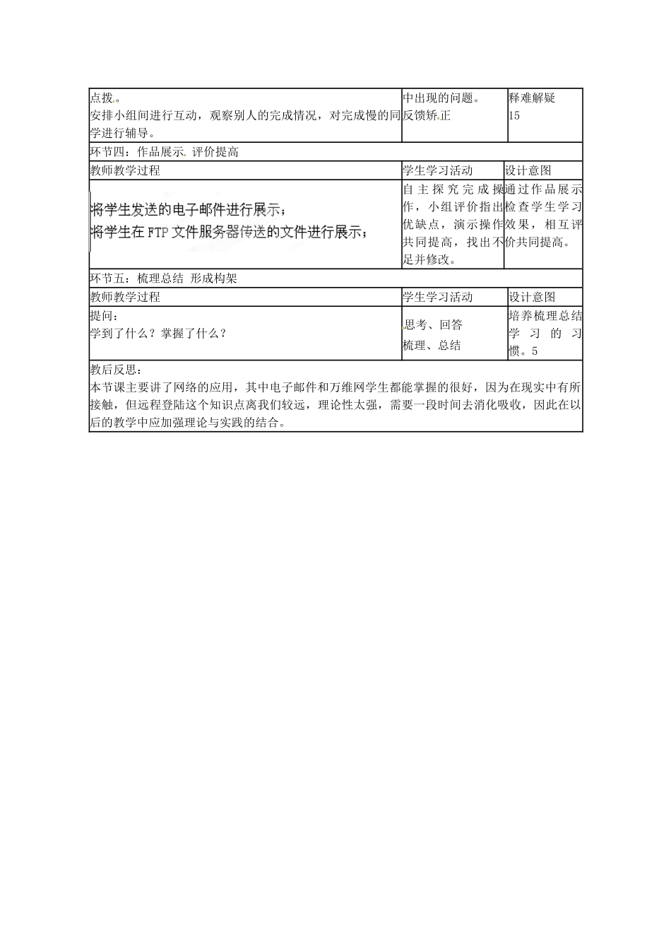 山东省临沭县第三初级中学七年级信息技术下册《第二单元 第3课 互联网的基本服务》教案_第2页