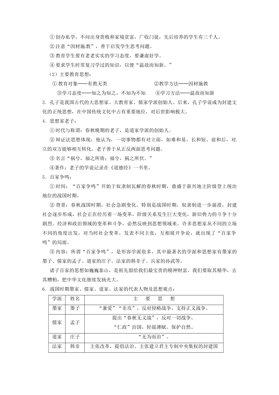 辽宁省凌海市石山初级中学七年级历史上册 2.9中华文化的勃兴（二）教案 新人教版_第2页