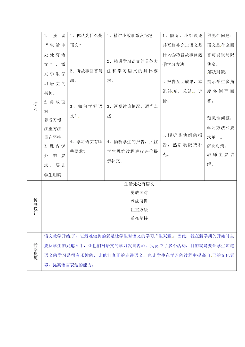（秋季版）吉林省通化市七年级语文上册 导言课导学案 新人教版-新人教版初中七年级上册语文学案_第2页