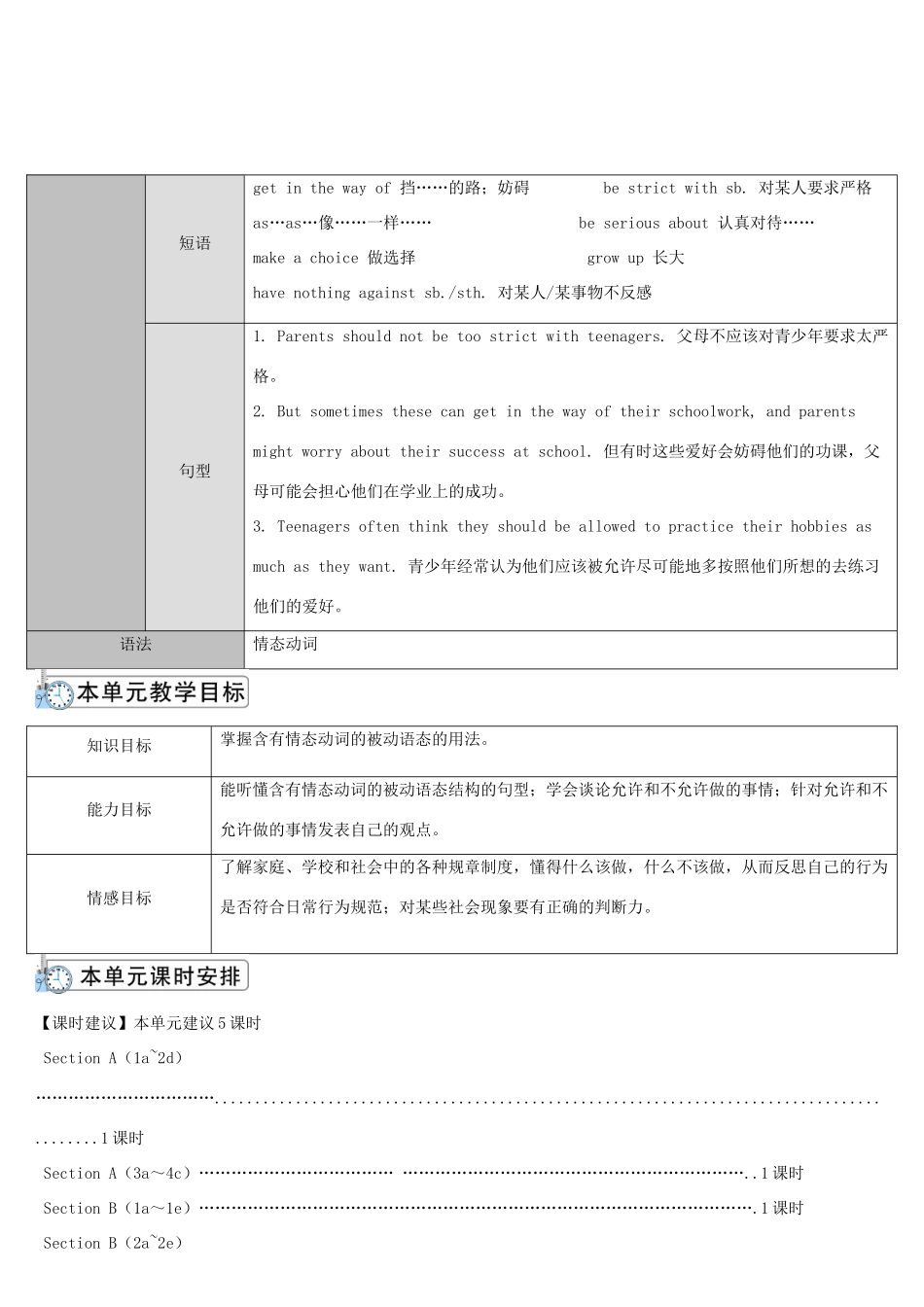 九年级英语全册 Unit 7 Teenagers should be allowed to choose their own clothes第1课时导学案1（新版）人教新目标版-（新版）人教新目标版初中九年级全册英语学案_第2页