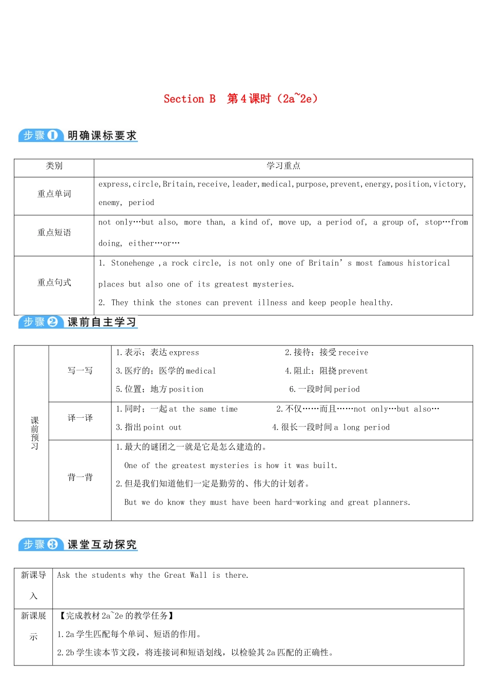 九年级英语全册 Unit 8 It must belong to Carla第4课时导学案1（新版）人教新目标版-（新版）人教新目标版初中九年级全册英语学案_第1页