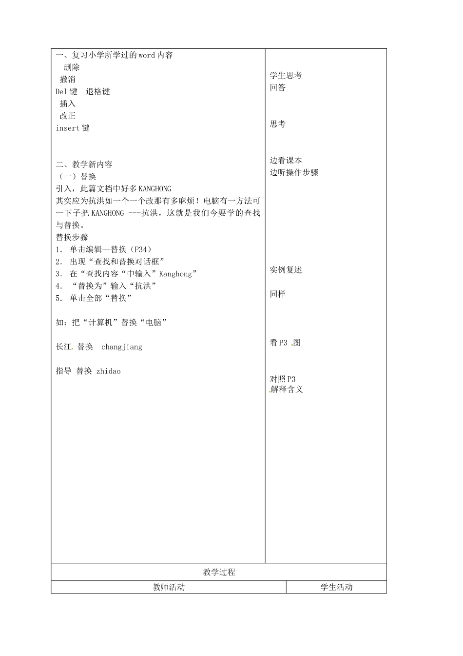 山东省烟台20中中学初中信息技术 1.1《编辑文章》教案_第2页
