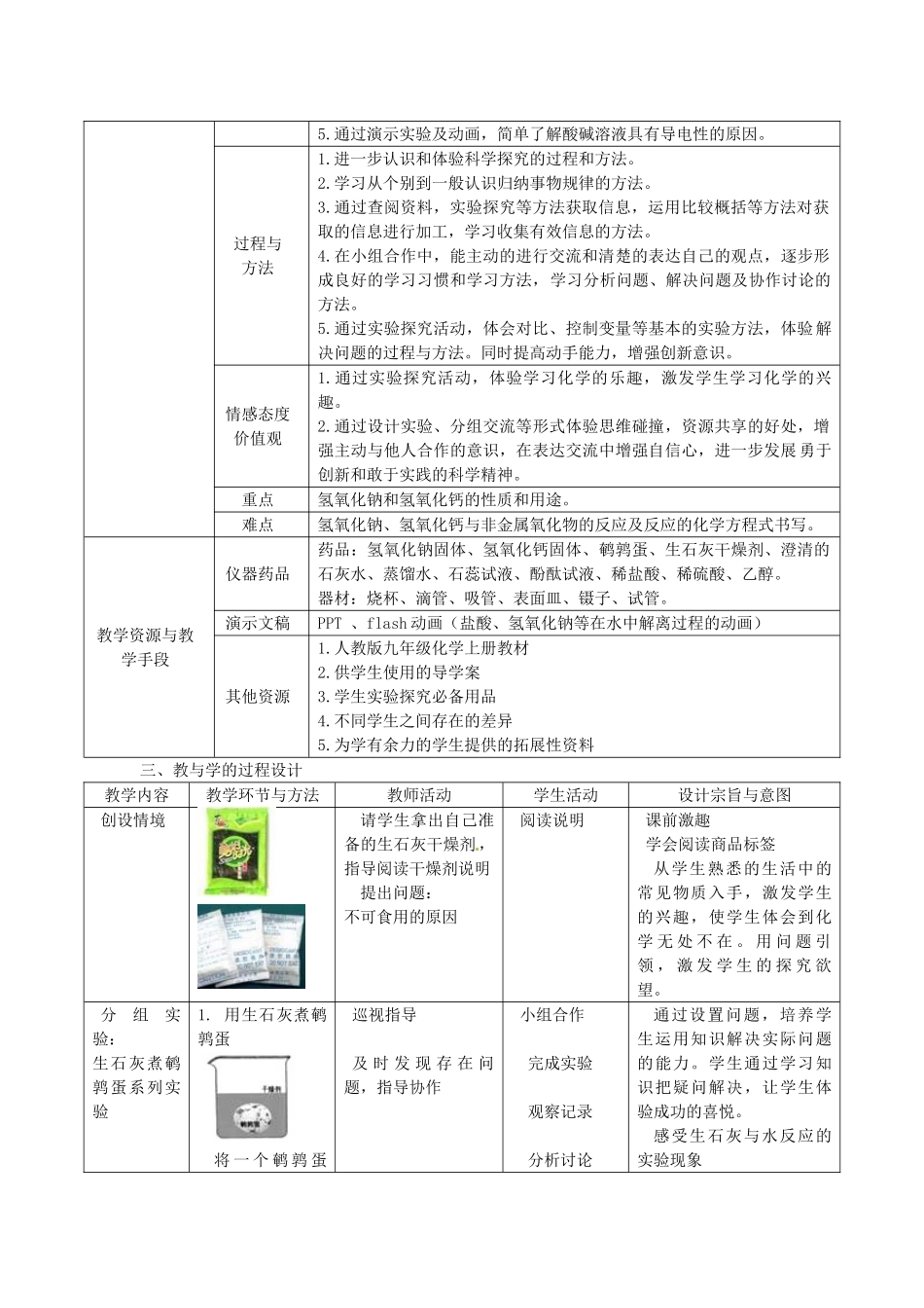 辽宁省东港市黑沟中学九年级化学下册 第十单元 酸和碱教案 （新版）新人教版_第2页