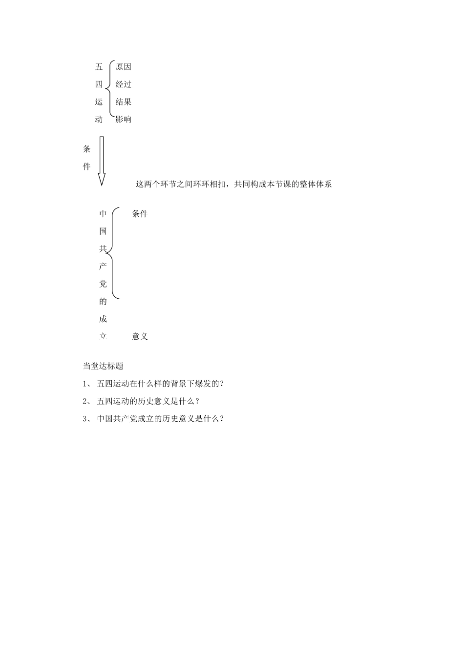 八年级历史上册 五四爱国运动和中国共产党的成立说课稿 人教新课标版_第3页