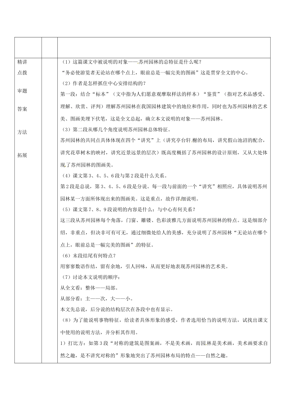 山东省济南市济阳县竞业园学校八年级语文上册 13 苏州园林设计方案 新人教版_第3页