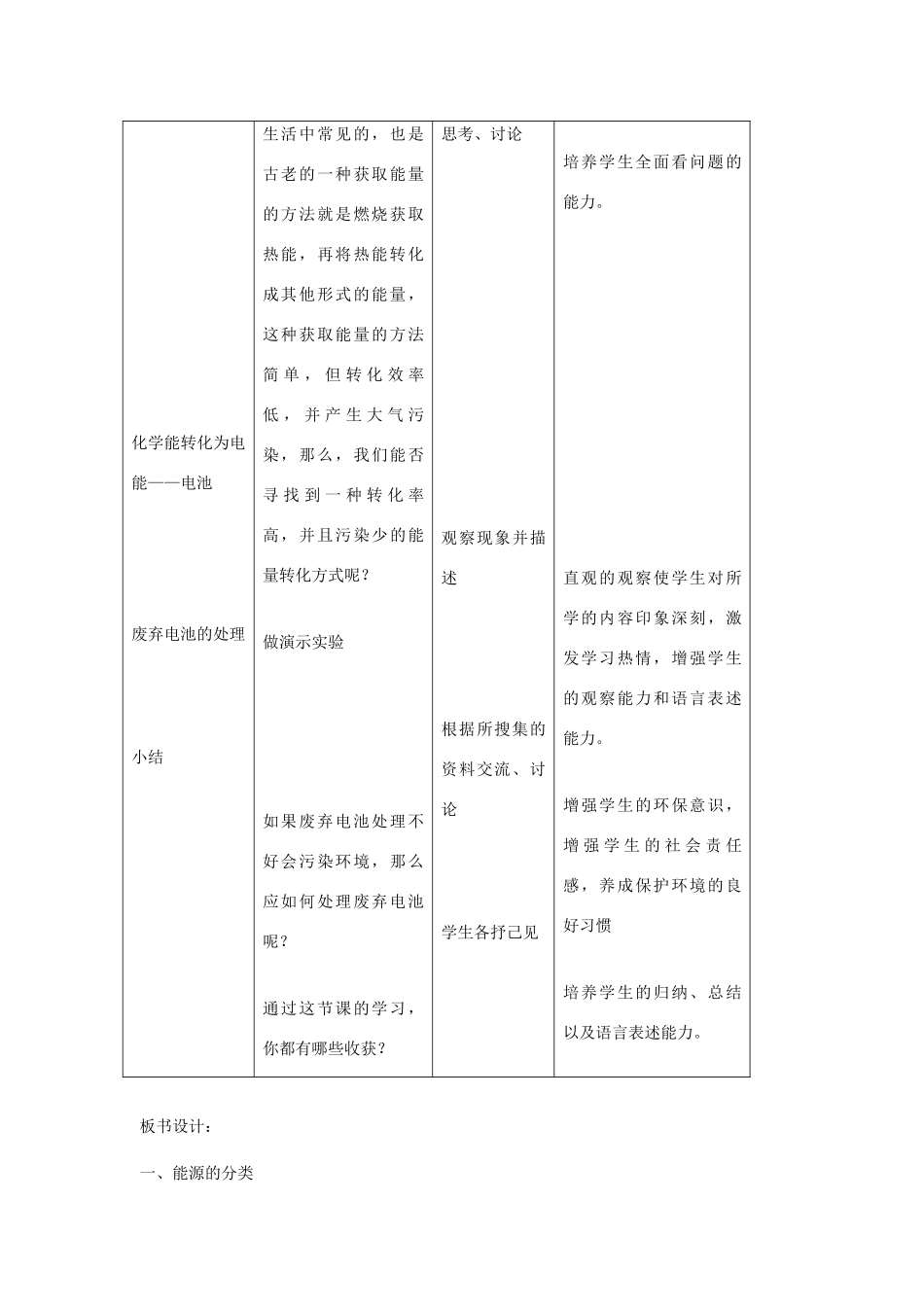 九年级化学下册 第9章 化学与社会发展 第一节 能源综合利用名师教案2 沪教版_第3页