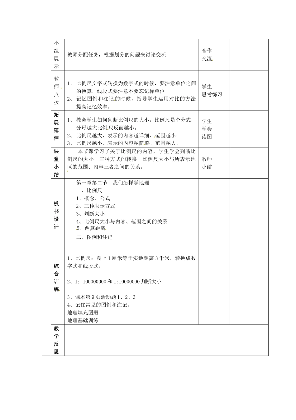 山东省邹平县实验中学七年级地理上册 我们怎样学地理教案2 湘教版_第2页