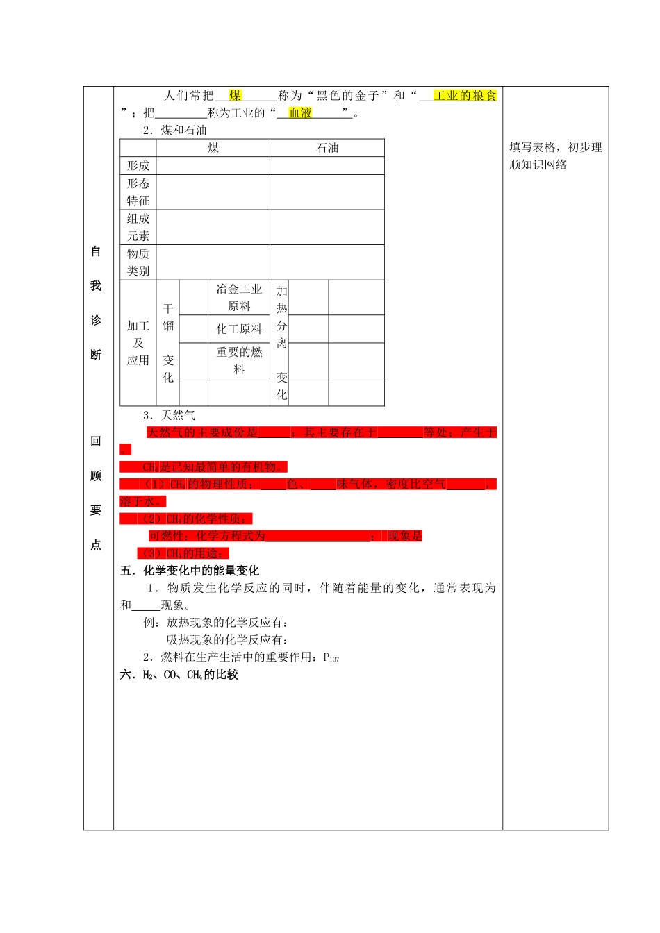 九年级化学下册 第十讲 燃料与燃烧精品教案 新人教版_第2页