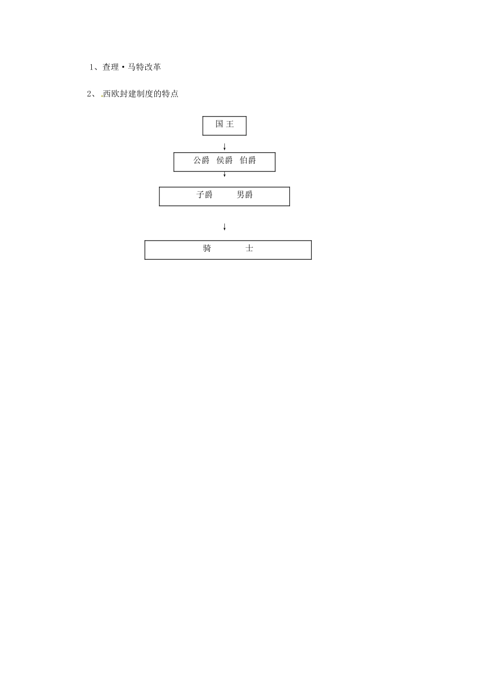 九年级历史上册 第6课《中古时代的欧洲》教案（一）华东师大版_第3页