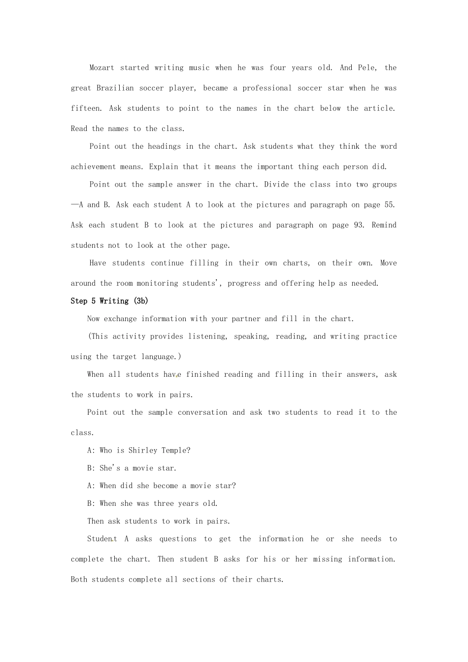 山东省肥城市安站中学八年级英语上册 Unit 9 When was he born Period 2导学案 人教新目标版_第3页