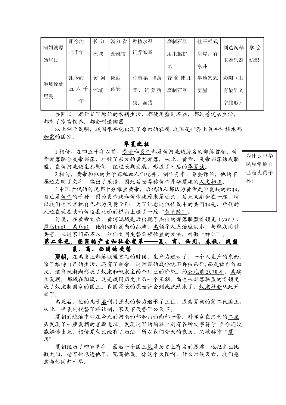 九年级历史中考自编教材人教版_第2页