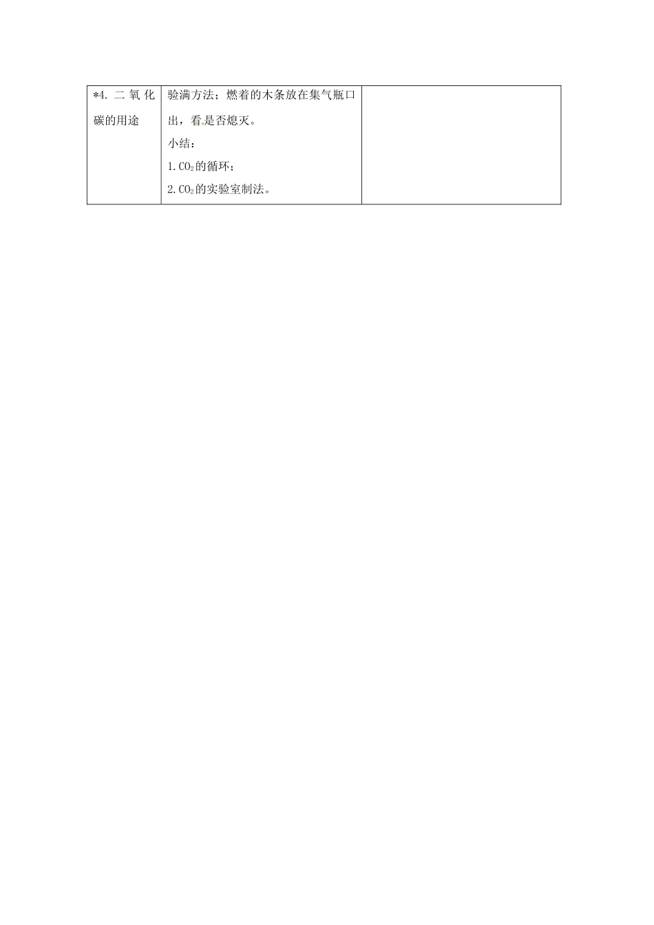 辽宁省沈阳市第四十五中学九年级化学全册 第六单元 第三节 大自然中的二氧化碳教案1 （新版）鲁教版_第3页