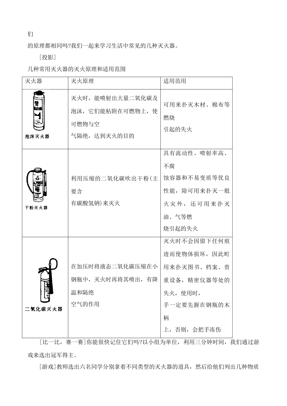 九年级化学新人教上册 燃烧和灭火_第3页