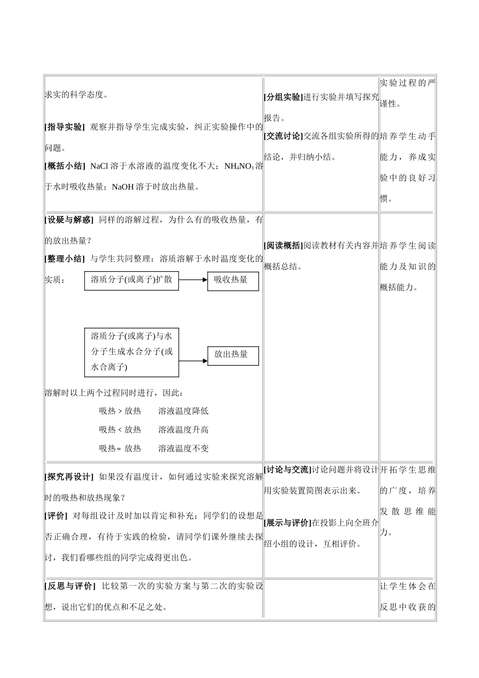 九年级数学上册9.1溶液的形成教案1人教新课标版_第3页