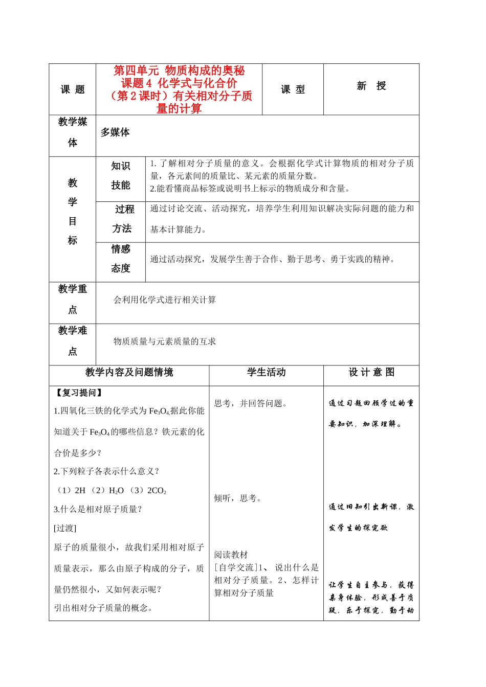 课题4化学式与化合价2_第1页