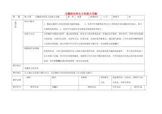 内蒙古兴安盟乌兰浩特市七年级历史上册 第四单元 三国两晋南北朝时期 政权分立与民族融合 第19课 北魏政治和北方民族大交融教案 新人教版-新人教版初中七年级上册历史教案