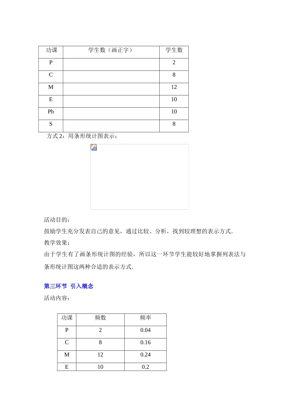 八年级数学下册·第五章频数与频率（一）教学案北师大版_第3页