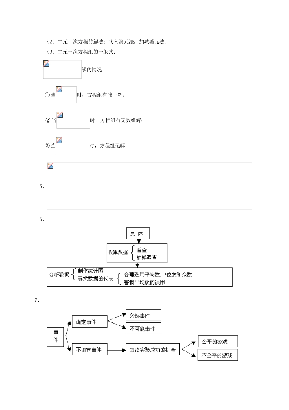 辽宁省凌海市七年级数学下册 课后补习班辅导 期末复习讲学案 苏科版-苏科版初中七年级下册数学学案_第3页