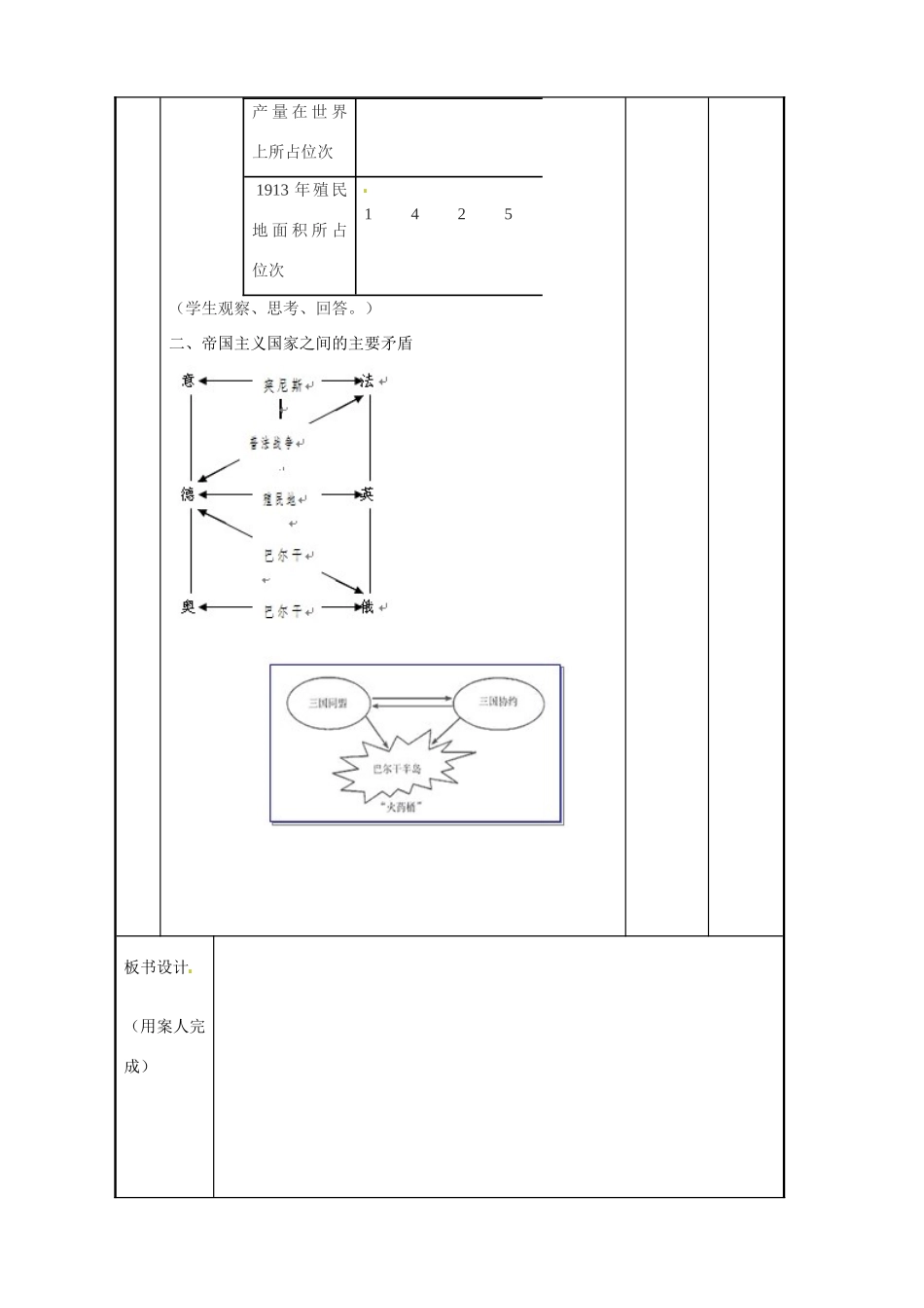 江苏省新沂市第二中学九年级历史下册 1 两大军事对抗集团的形成教案 川教版_第2页