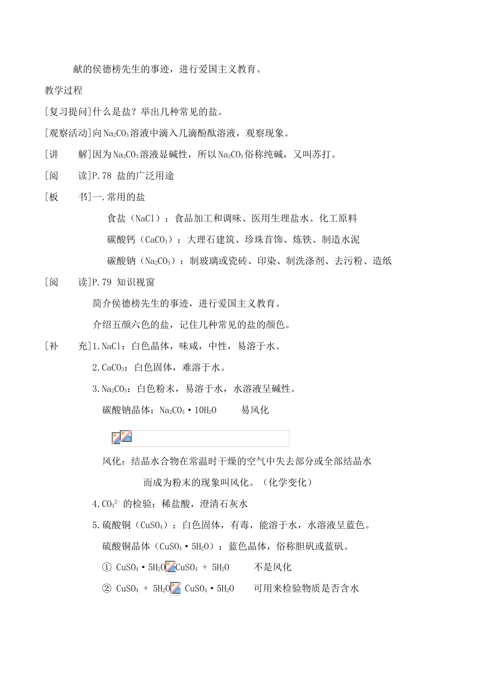 九年级化学常用的盐 1粤教版_第2页