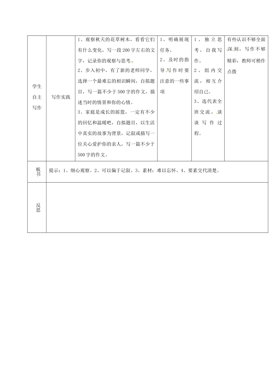 （秋季版）吉林省通化市七年级语文上册《文学部落》导学案 新人教版-新人教版初中七年级上册语文学案_第2页