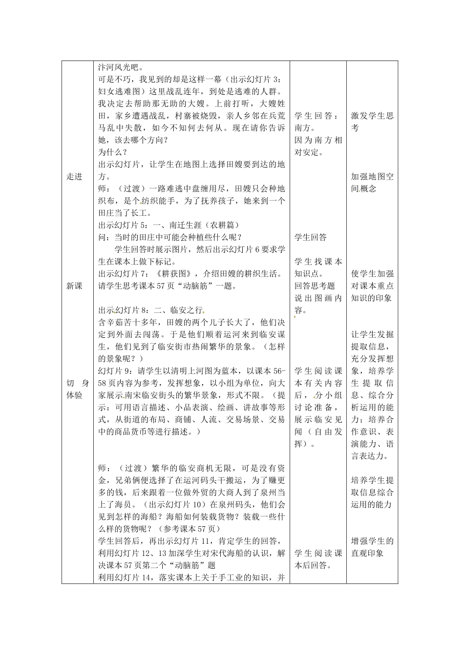 山东省枣庄第四十二中学八年级历史下册 第10课 经济重心的南移教案 鲁教版_第2页