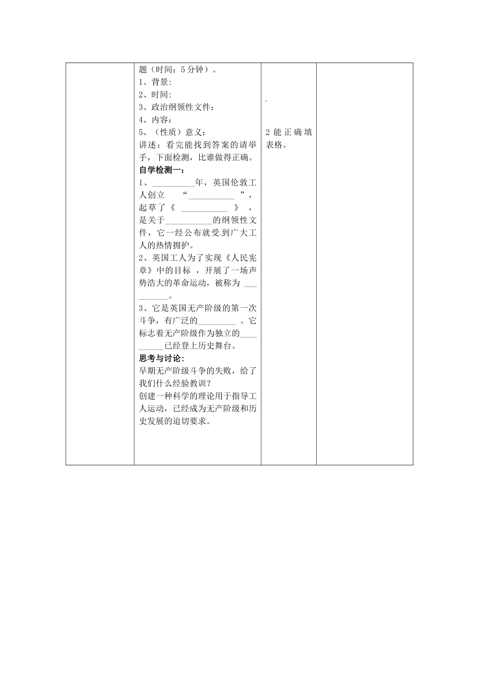 九年级历史上册 第18课 马克思主义诞生复习教案 中华书局版-中华书局版初中九年级上册历史教案_第2页