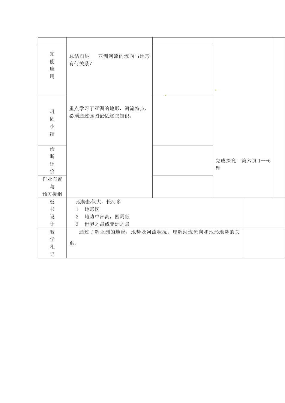 山东省临沂市蒙阴县第四中学七年级地理下册 6.2 自然环境教案 （新版）新人教版_第2页