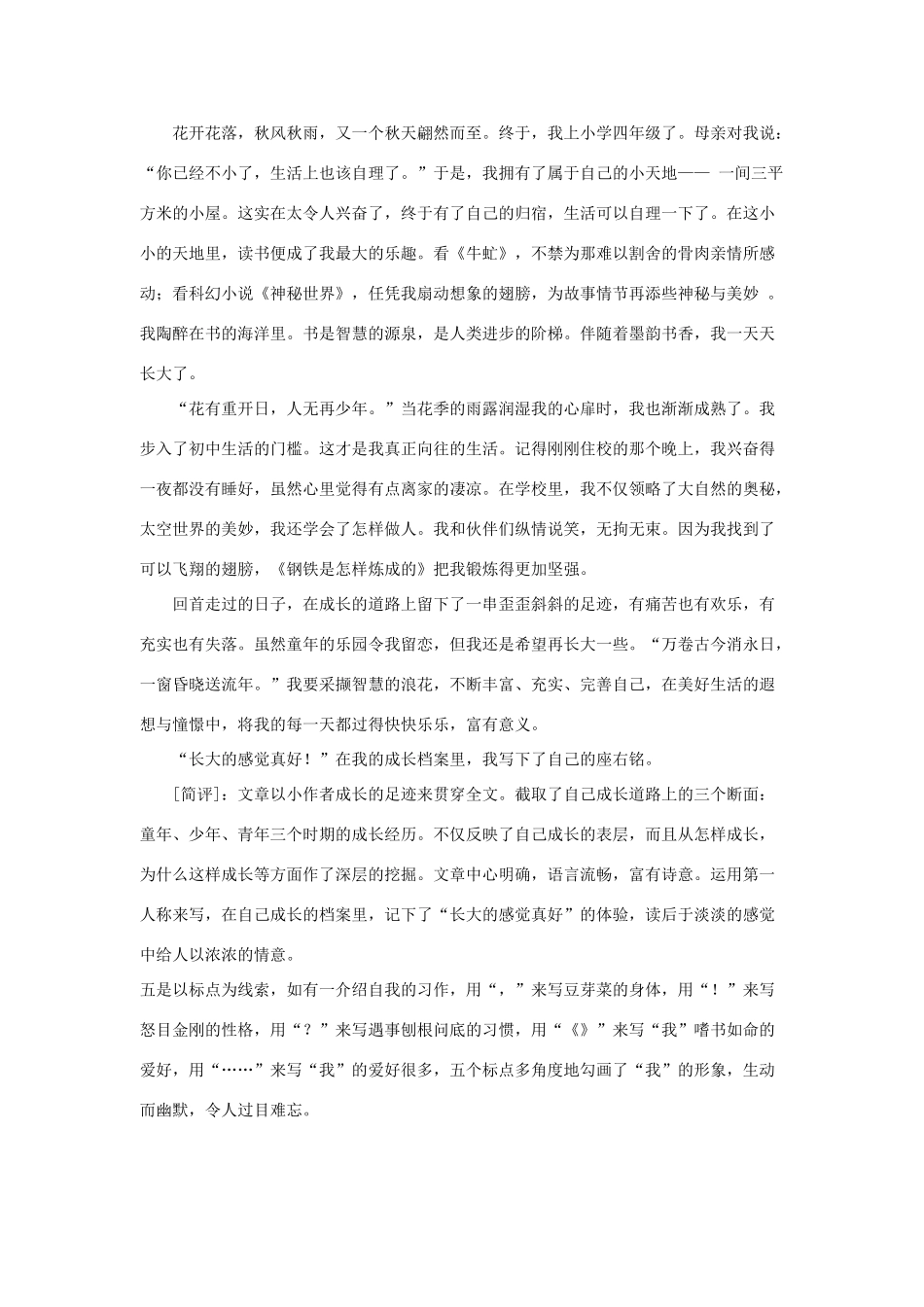 七年级语文下册作文训练之三：记事写人线索清楚（教案）人教版_第2页