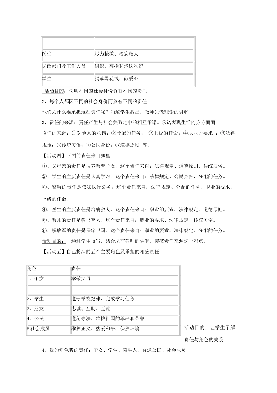 九年级政治全册 第1课 责任与角色同在教案 人教版-旧人教版初中九年级全册政治教案_第3页