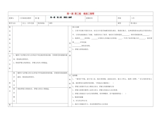 内蒙古阿鲁科尔沁旗天山第六中学八年级政治上册 第一课 第三框 难报三春晖教案 新人教版