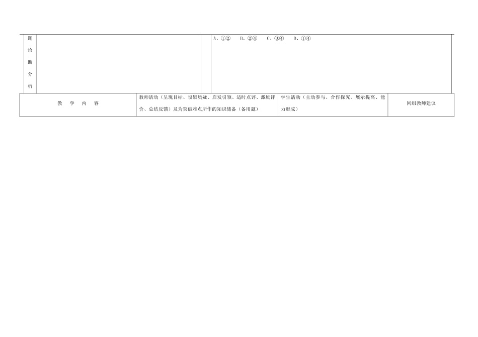 内蒙古阿鲁科尔沁旗天山第六中学八年级政治上册 第四课 第二框 主动沟通 健康成长教案 新人教版_第2页