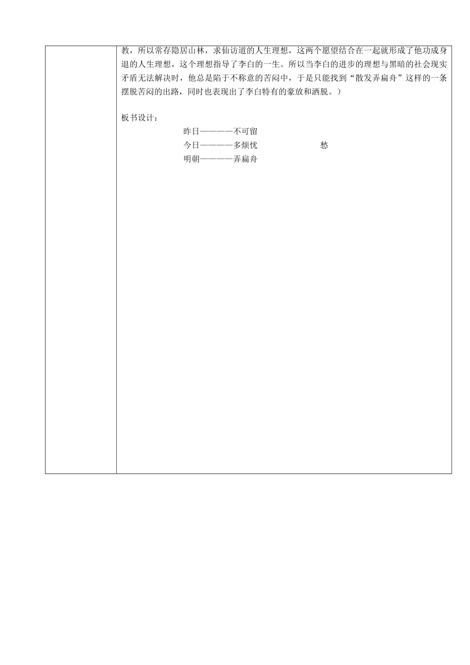 七年级语文下册 10 宣州谢眺楼饯别校书叔云教学设计5 长春版-长春版初中七年级下册语文教案_第3页