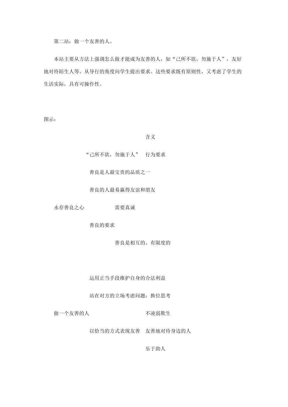 七年级政治： 3.8与人为善（教案）北师大版_第2页