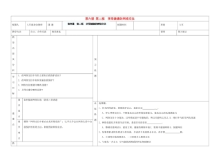 内蒙古阿鲁科尔沁旗天山第六中学八年级政治上册 第六课 第二框 享受健康的网络交往教案 新人教版