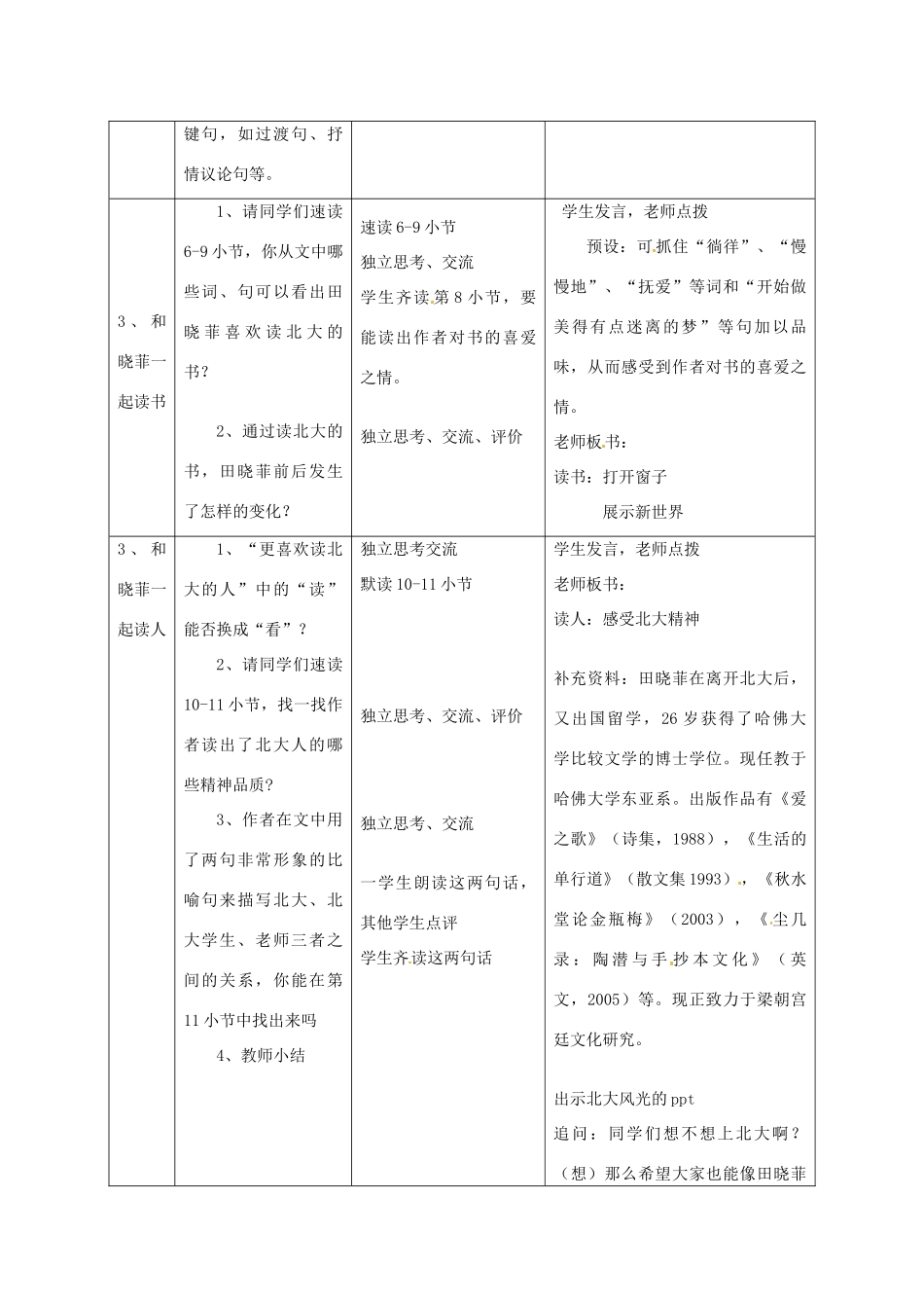 七年级语文上册 8《十三岁的际遇》教案 苏教版-苏教版初中七年级上册语文教案_第3页