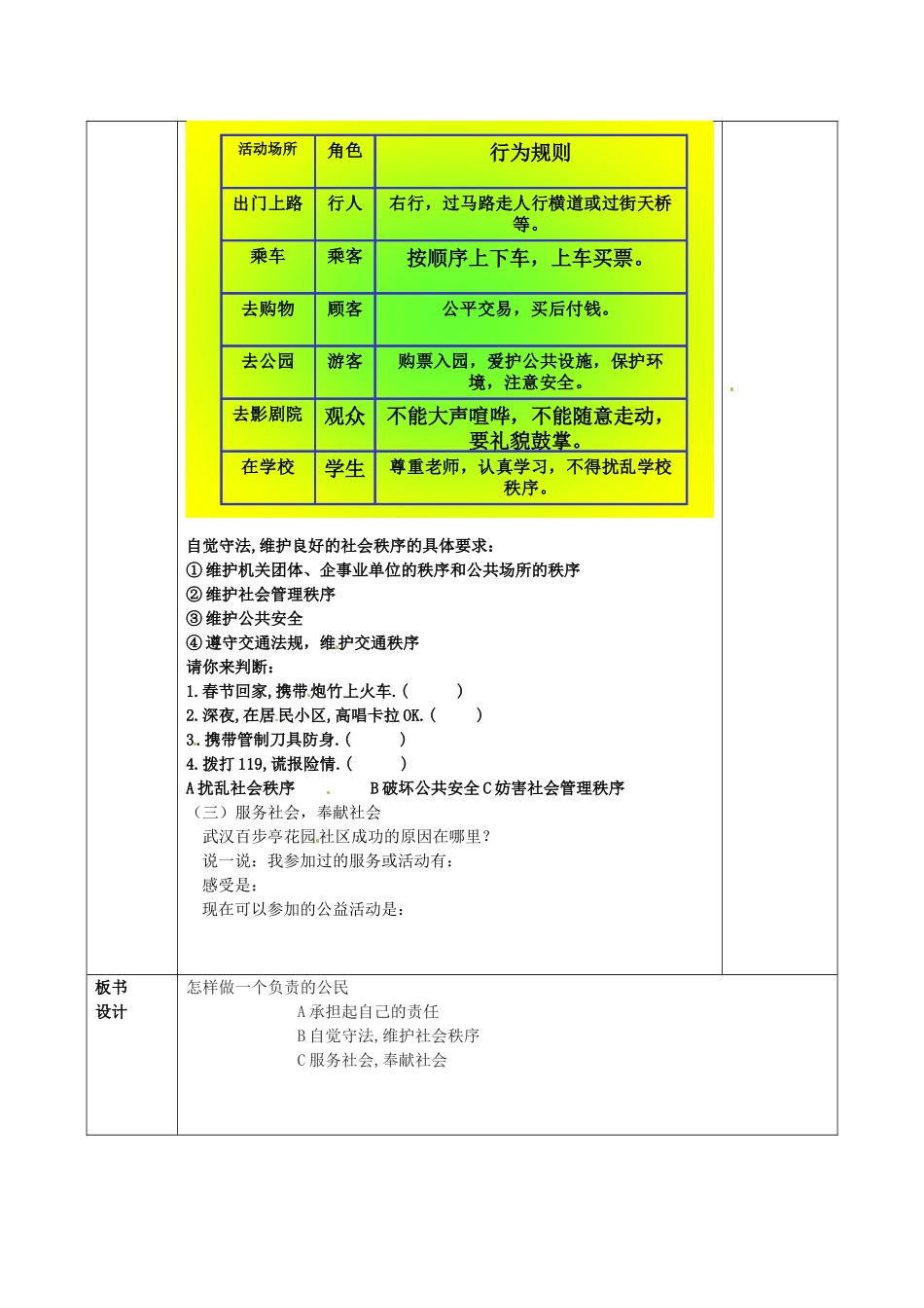 九年级政治全册 第2课 第3框 让社会投给我赞成票教案 鲁教版-鲁教版初中九年级全册政治教案_第2页