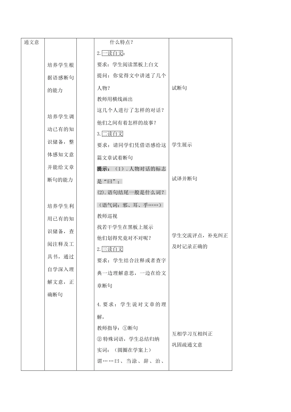 七年级语文下册 第三单元 第15课《孙权劝学》教学设计 新人教版-新人教版初中七年级下册语文教案_第3页
