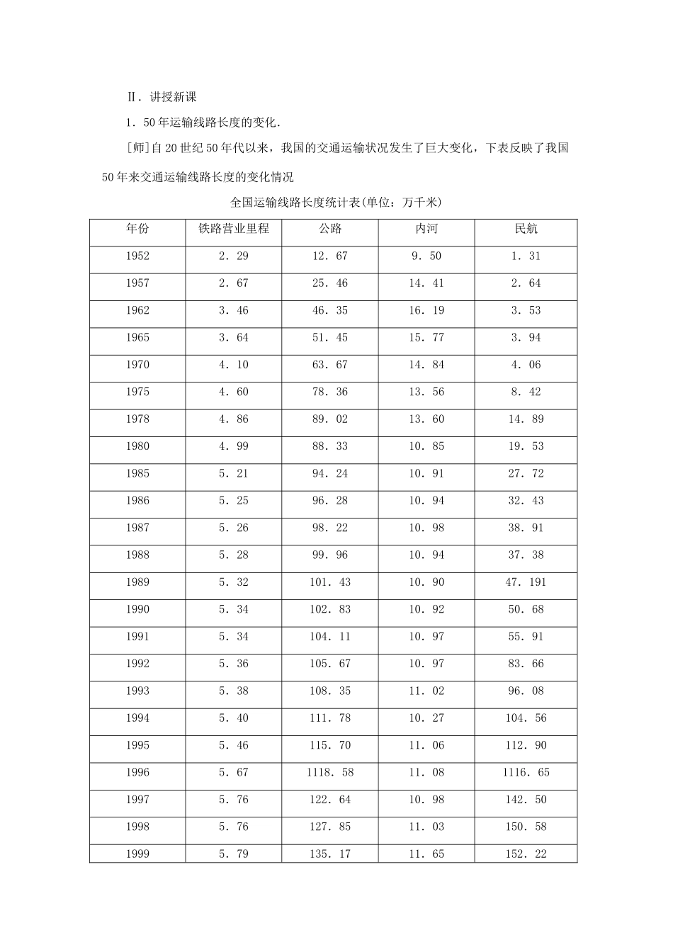 九年级数学下册：4.150年的变化导学案（北师大版）_第2页