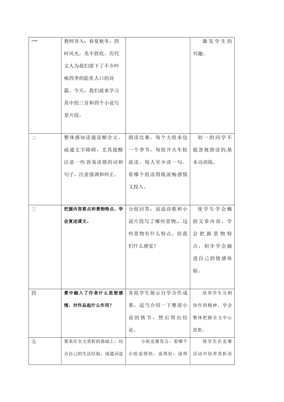 七年级语文上册《古代诗词三首》优秀教学设计 苏教版_第2页