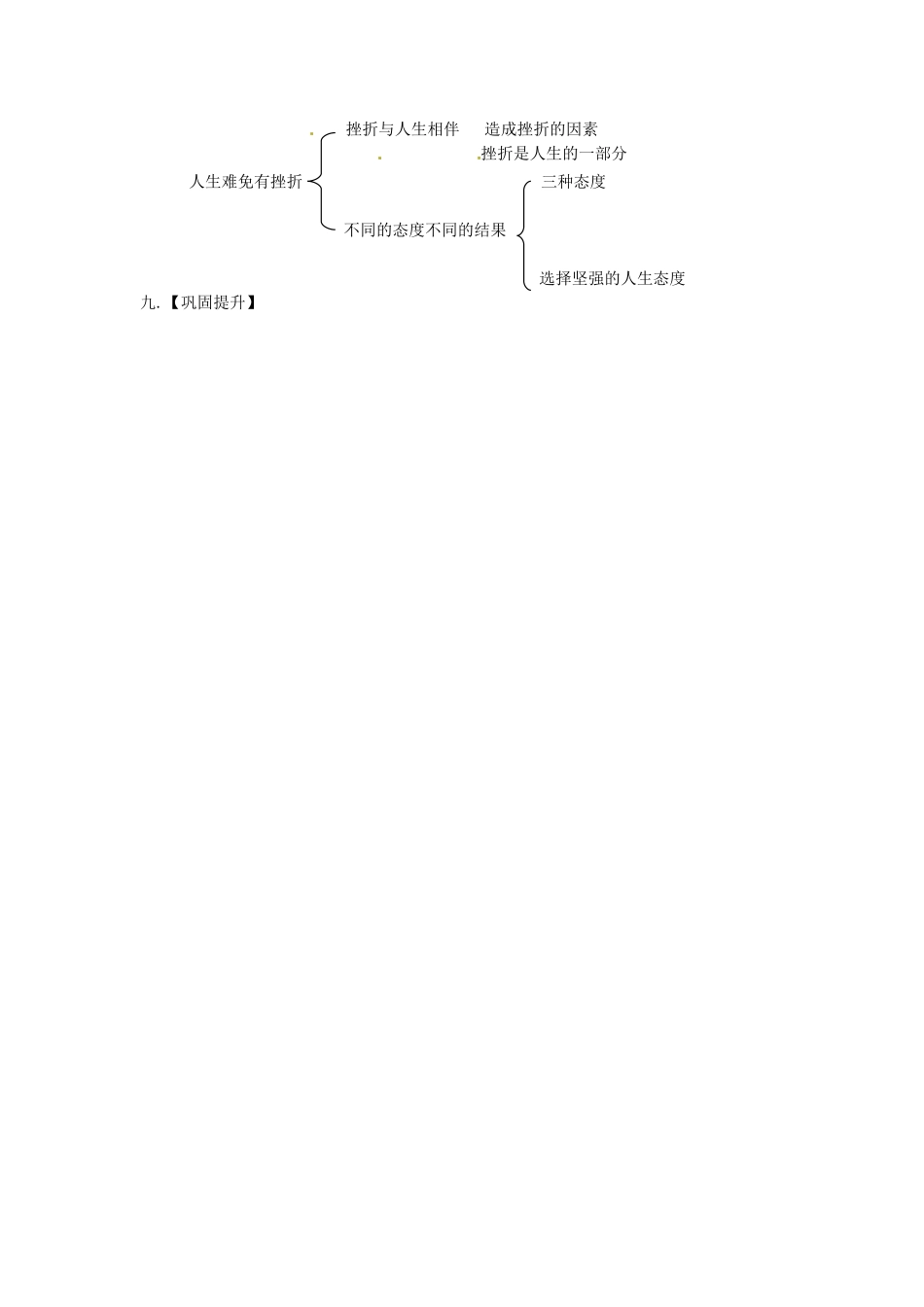 河北省临西县第一中学七年级政治下册 5.1 人生难免有挫折教学设计 新人教版_第2页