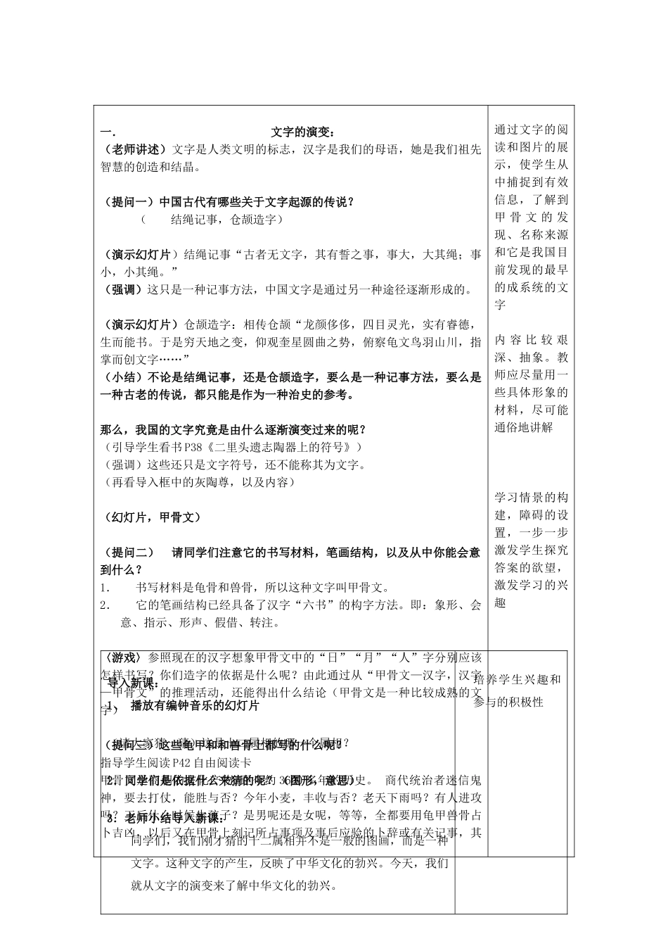 江苏省苏州五中七年级历史上册 第8课 中华文化的勃兴（一）教案 新人教版_第2页